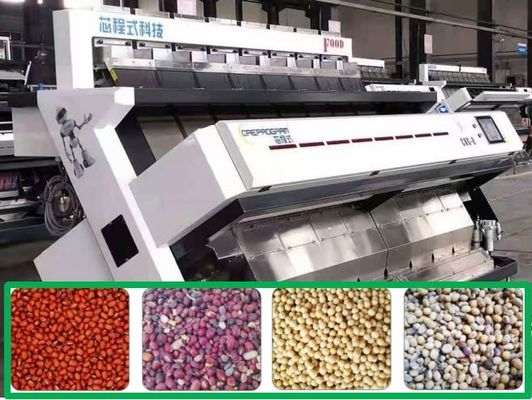 Qualität  8 Chutes Red Beans / Soybean Color Sorter Accurate Recognition 6.0Kw usine