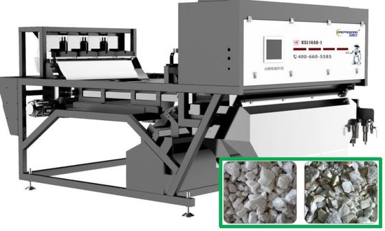 3-5Cm Quarz-Farbsortierer-genaue Ziel-Gurt-Art 1800Kg mit Microsoft-Software